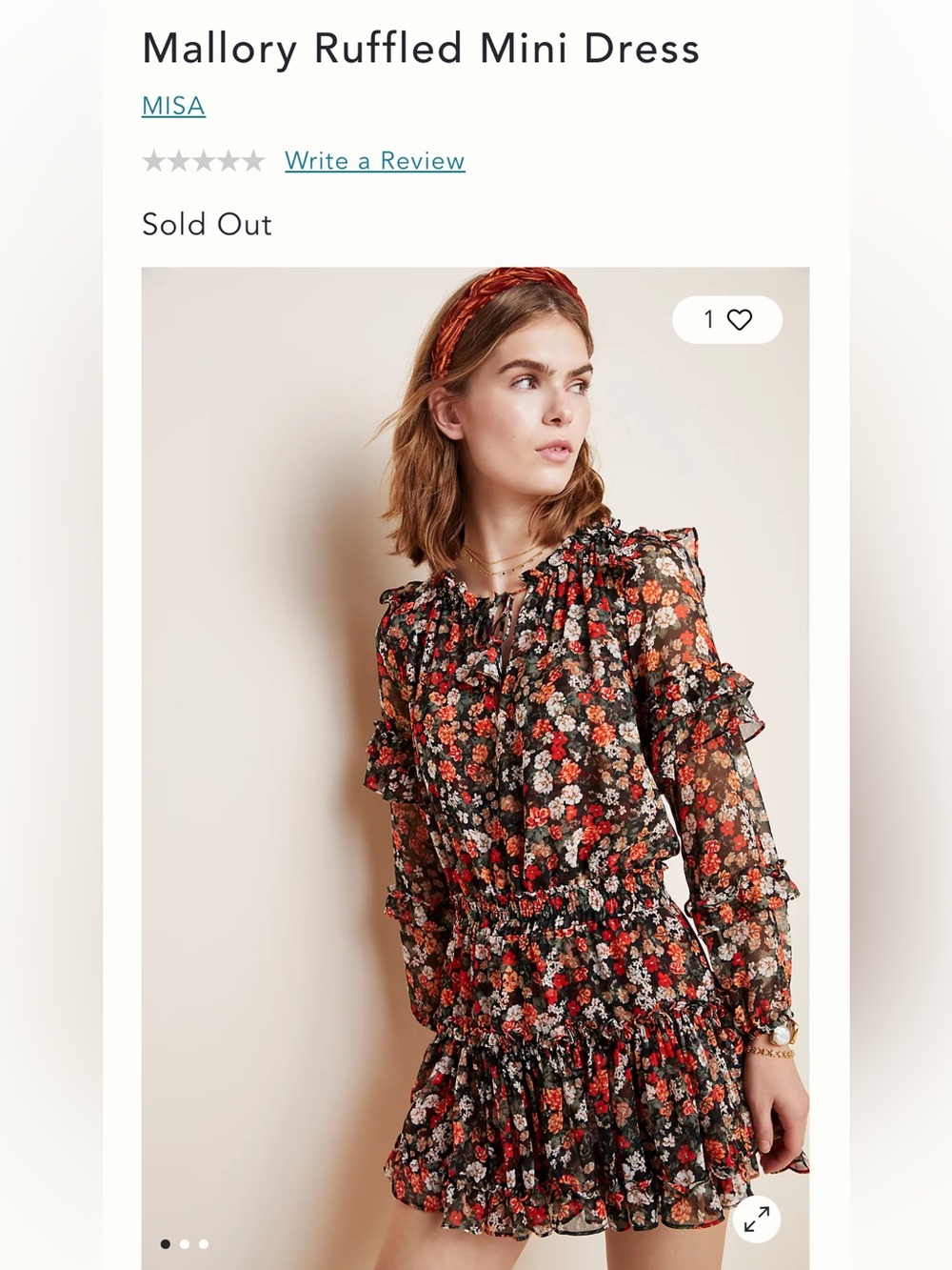 Misa LA Mallory Mini Dress
